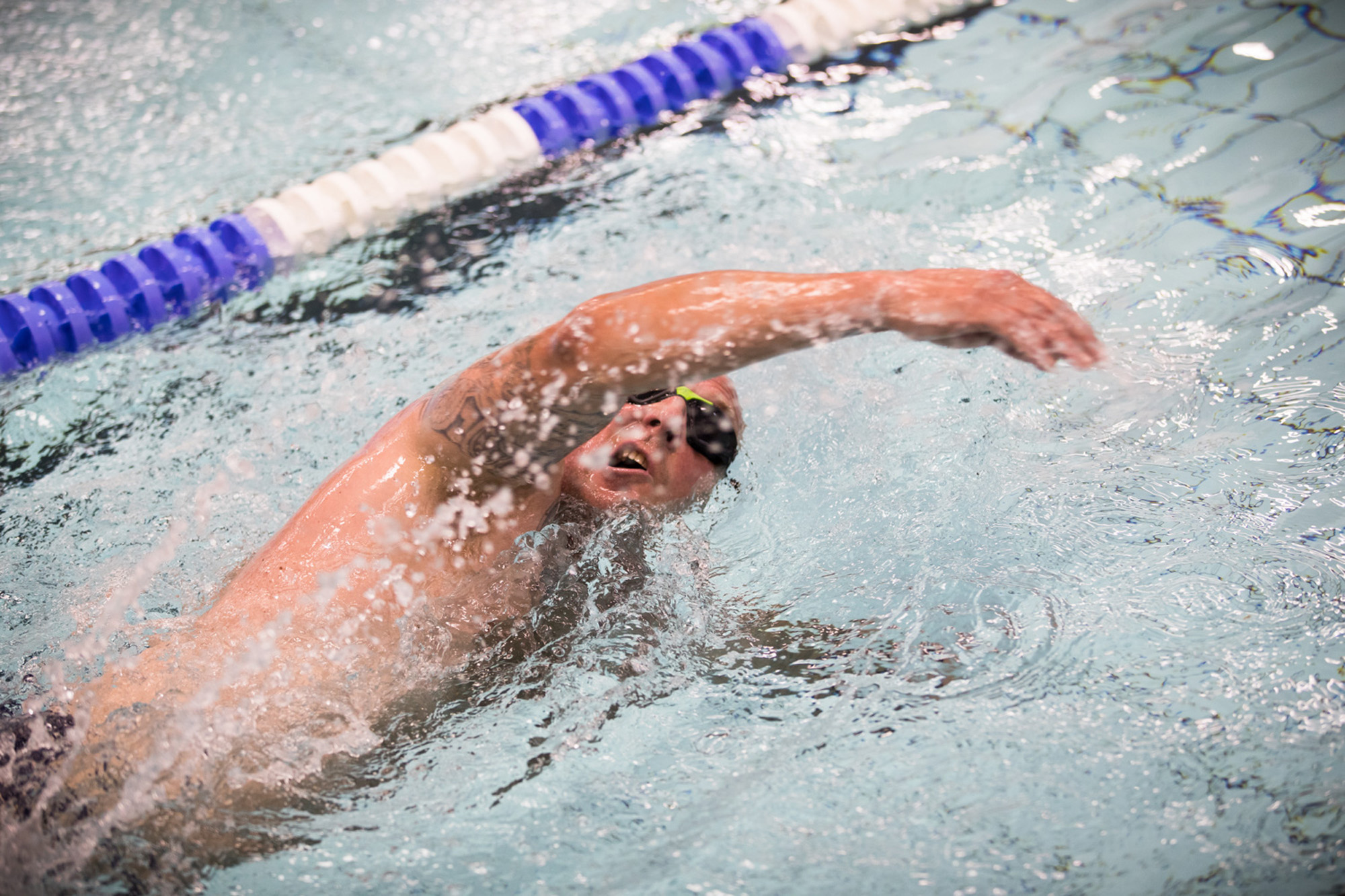 Man swimming