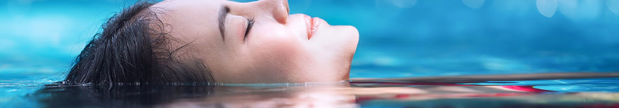 Woman Relaxing In Water